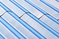 Curling Tye Green corrugated roofing